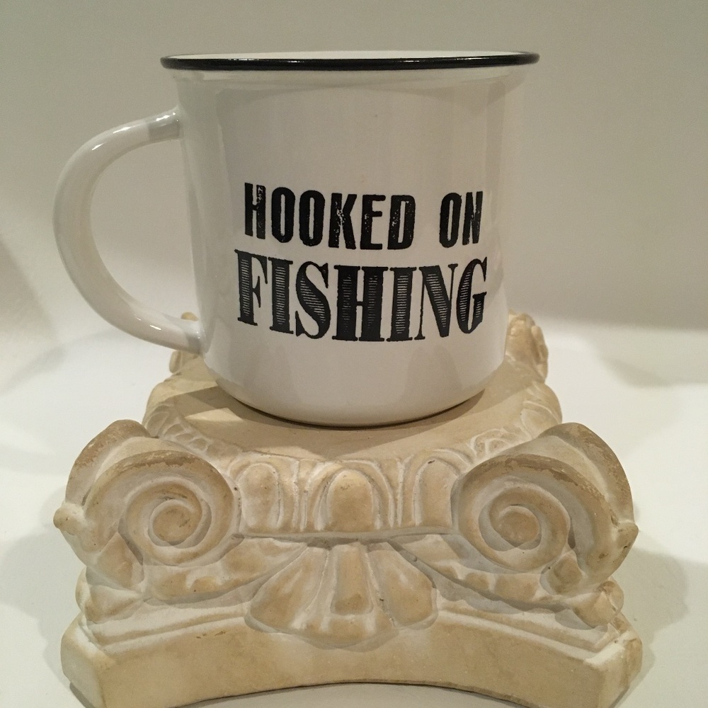 Hooked on Fishing Coffee Mug